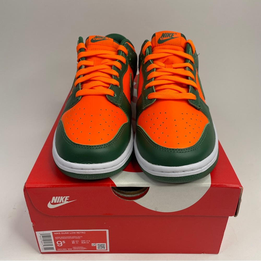 Nike Dunk Low Retro “Miami Hurricanes” 2023 - Picture 2 of 4